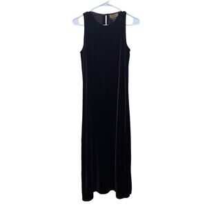 VNTG FINITY NATURALS maxi velvet dress